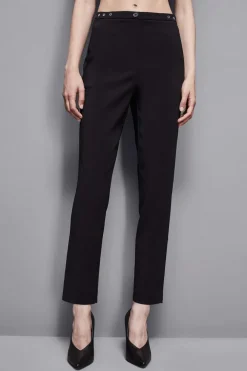 Pantaloni a sigaretta in crepe Essential