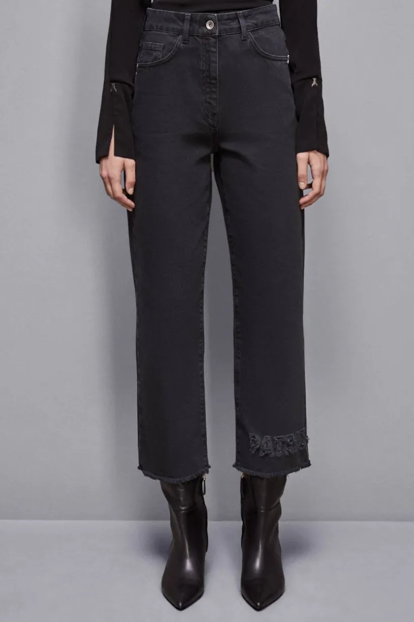 Pantaloni a sigaretta in jeans