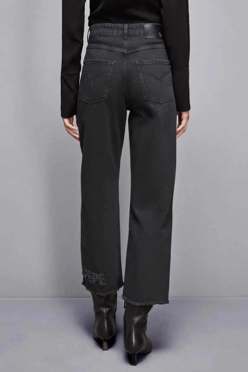 Pantaloni a sigaretta in jeans