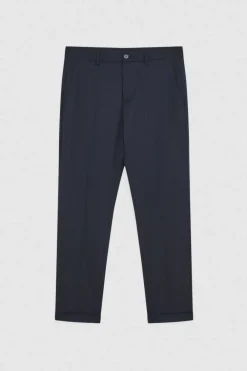 Pantaloni alla caviglia in poliviscosa