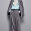 Pantaloni con pieghe in viscosa Essential