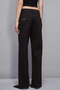Pantaloni denim gioiello