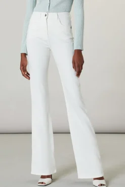 Pantaloni jeggings ricamo Fly