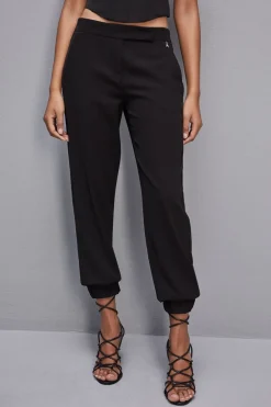Pantaloni jogging vita bassa