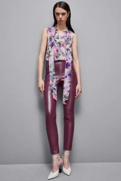 Pantaloni leggings similpelle