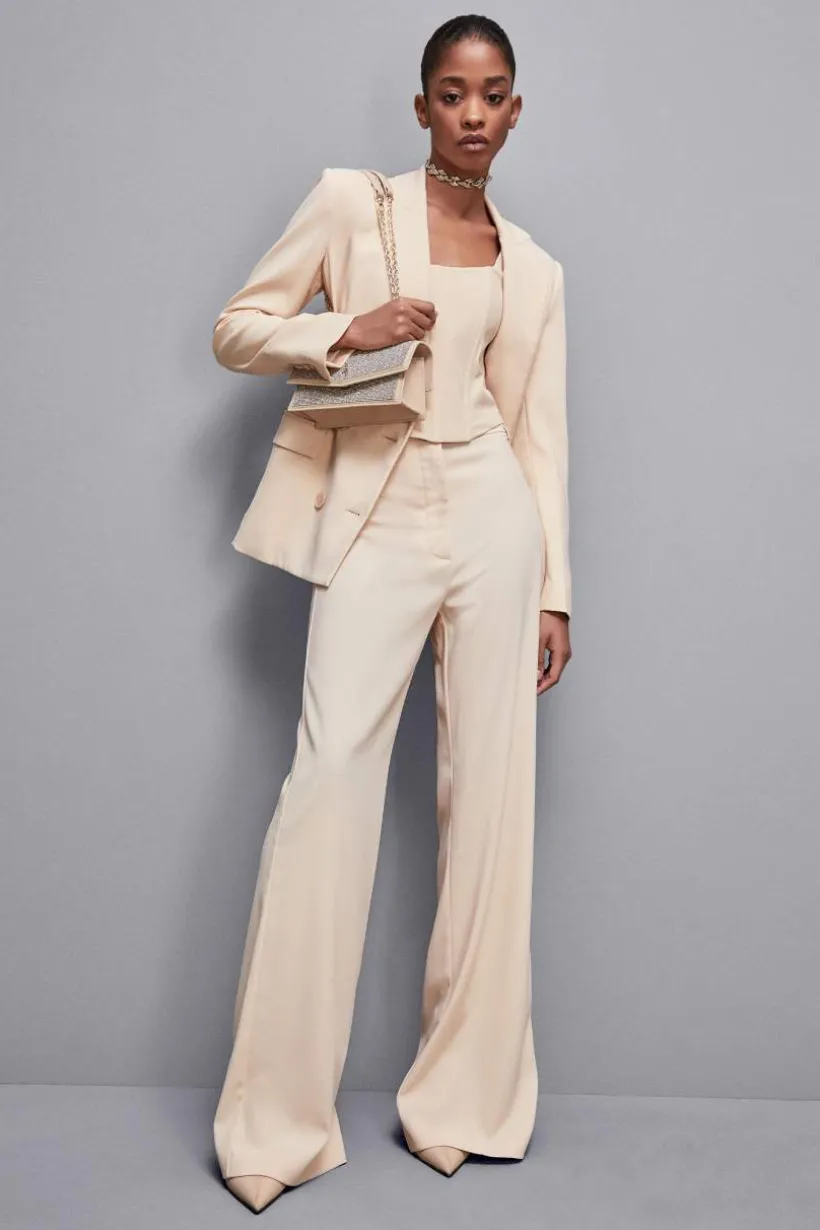 Pantaloni palazzo in crepe Essential