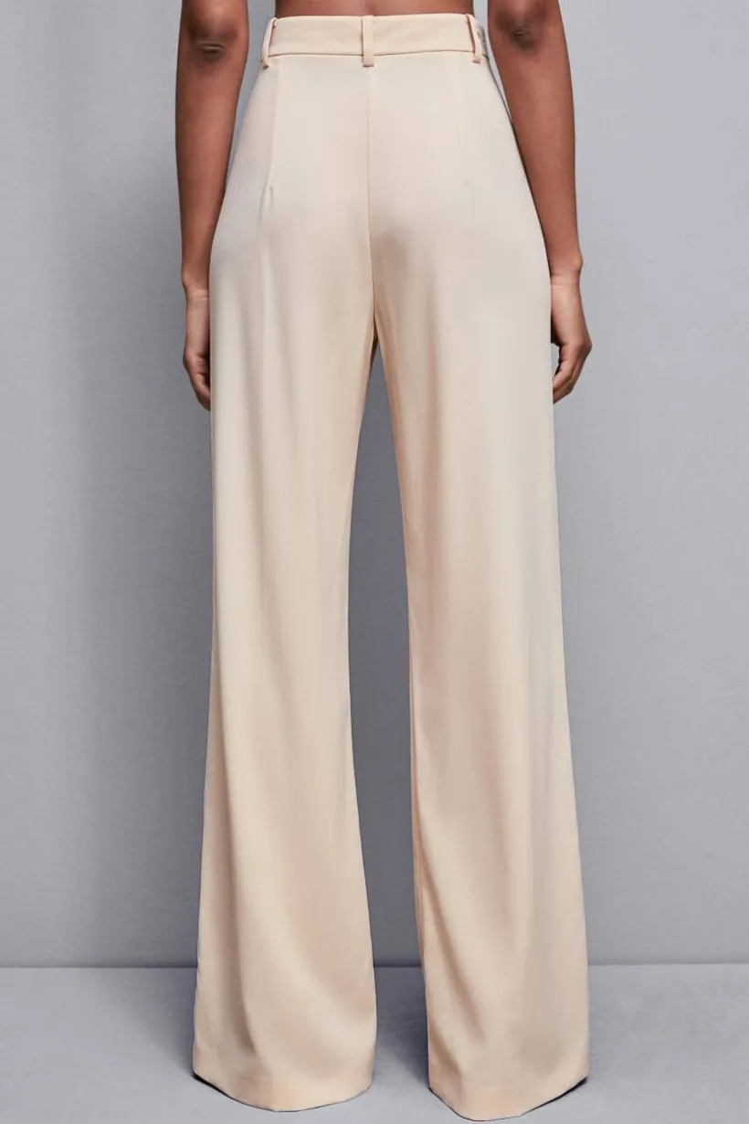 Pantaloni palazzo in crepe Essential