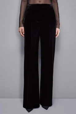 Pantaloni palazzo in velluto Essential