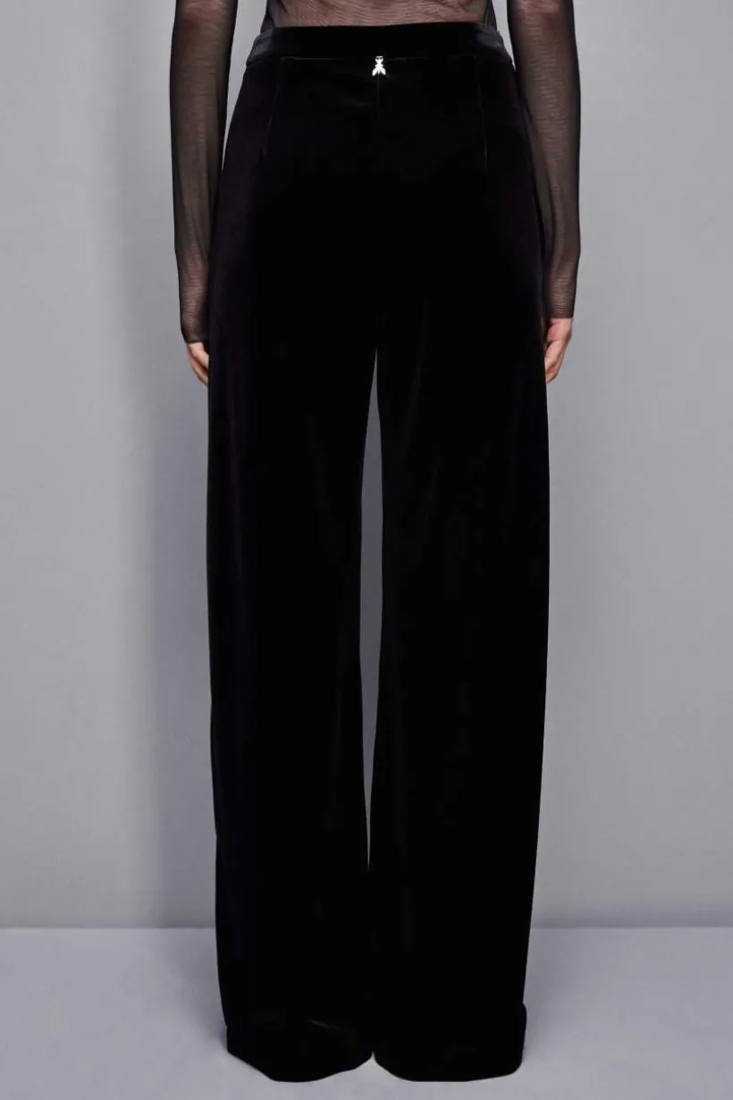 Pantaloni palazzo in velluto Essential