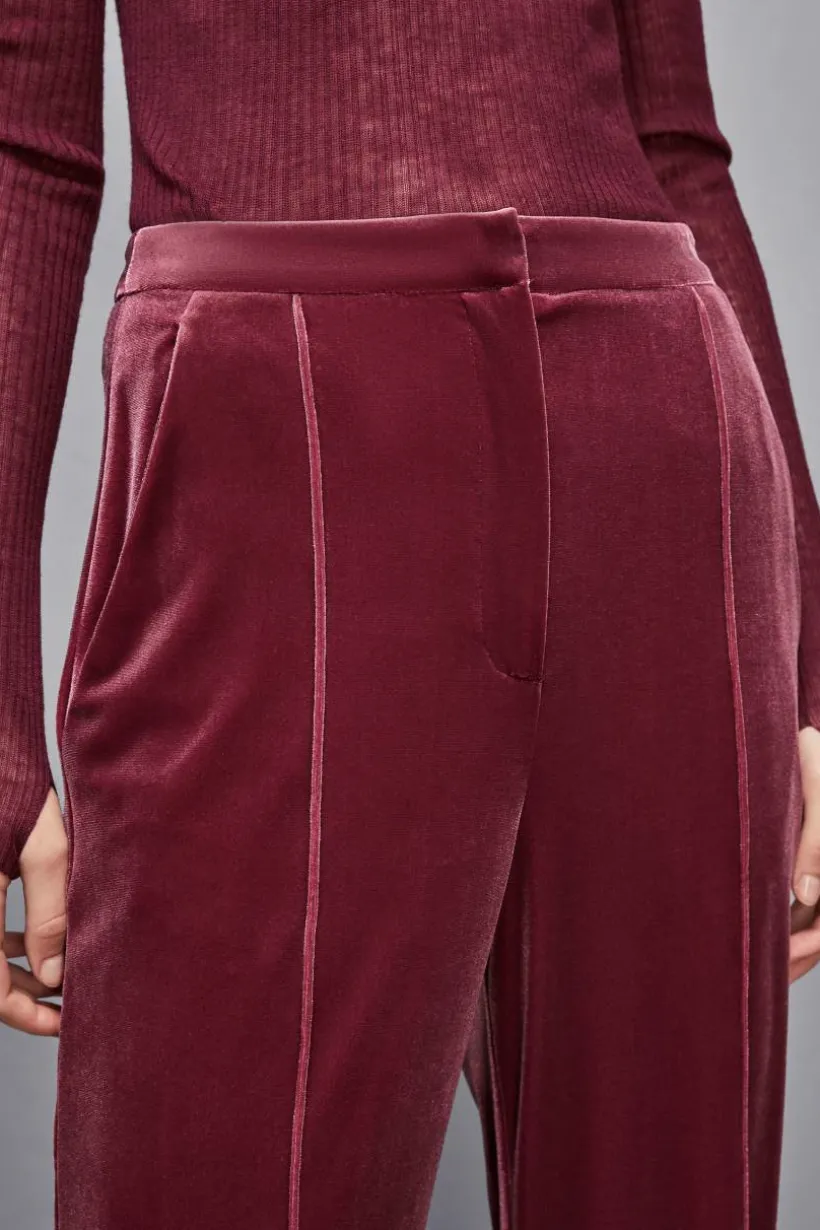 Pantaloni palazzo in velluto Essential