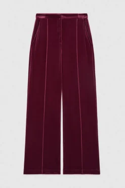 Pantaloni palazzo in velluto Essential