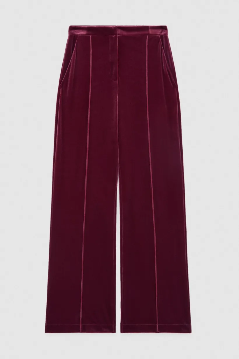 Pantaloni palazzo in velluto Essential