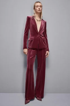 Pantaloni palazzo in velluto Essential