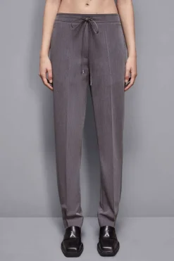 Pantaloni vita bassa in viscosa Essential