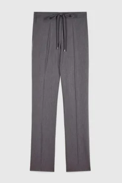 Pantaloni vita bassa in viscosa Essential