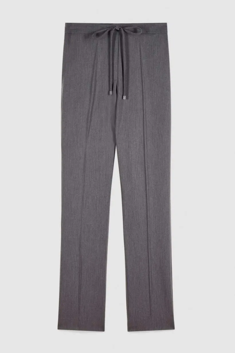 Pantaloni vita bassa in viscosa Essential