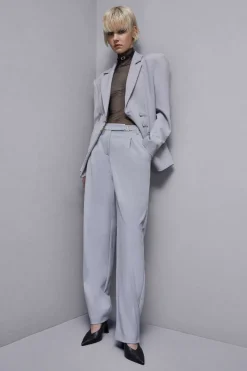 Pantaloni vita regolare in viscosa