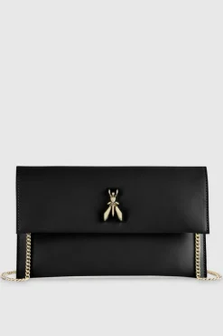 Pochette Fly in pelle con catena