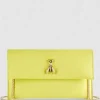 Pochette Fly in pelle con catena
