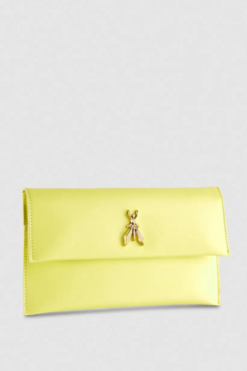 Pochette Fly in pelle con catena