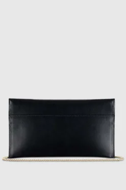 Pochette Fly in pelle con catena