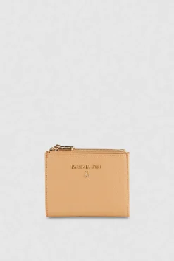Portafoglio in pelle con zip