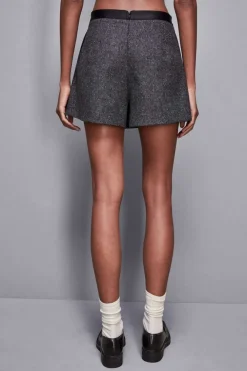 Shorts mini in panno
