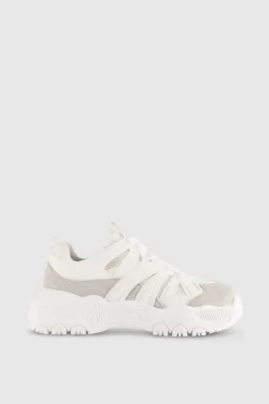 Sneaker running in pelle