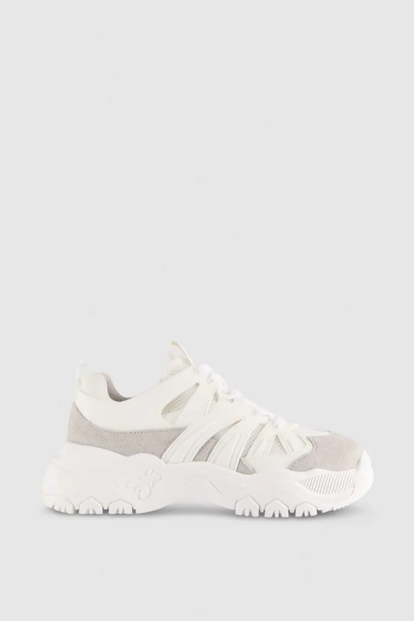 Sneaker running in pelle