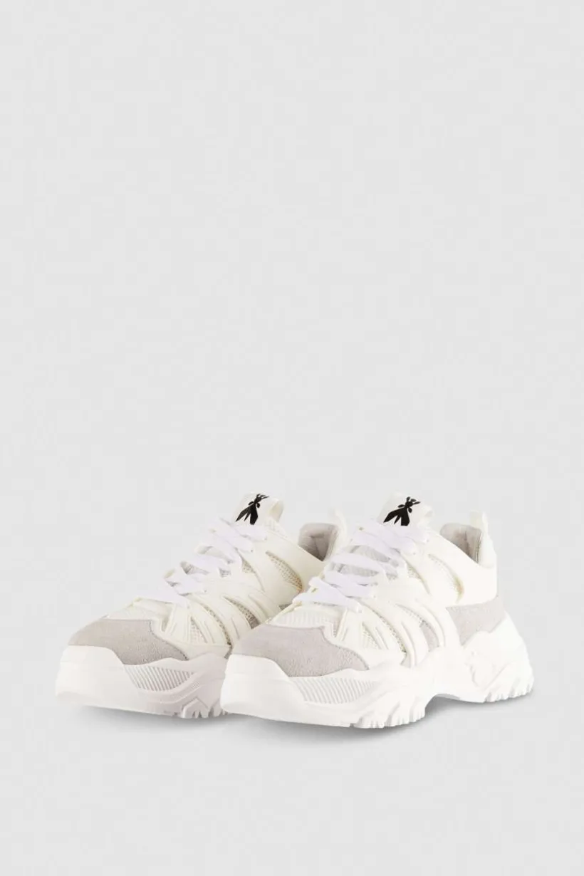 Sneaker running in pelle