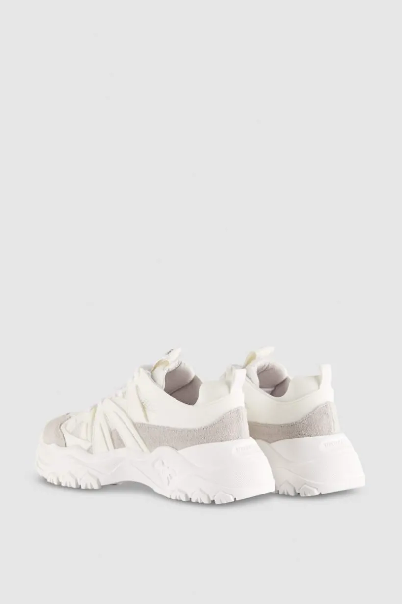 Sneaker running in pelle