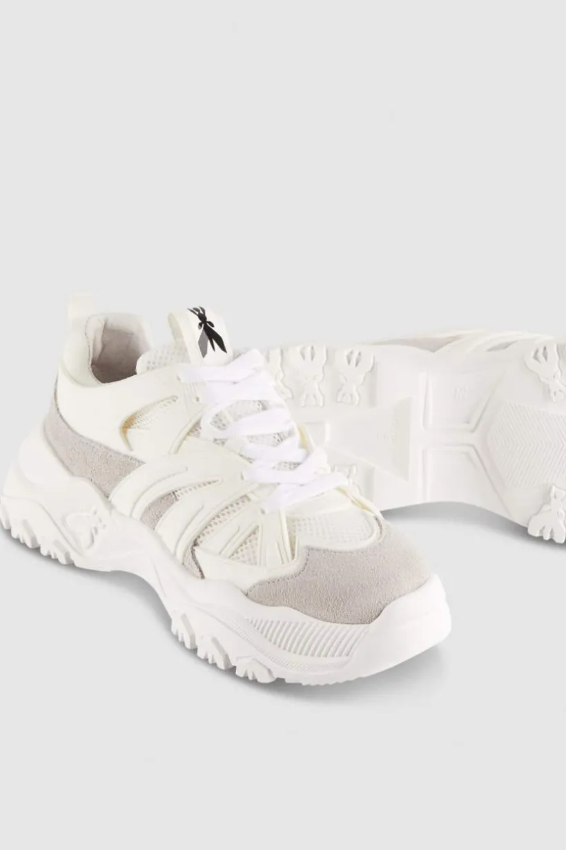 Sneaker running in pelle