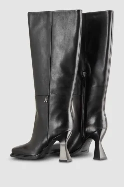 Stivali chunky con tacco in pelle Astral