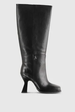 Stivali chunky con tacco in pelle Astral