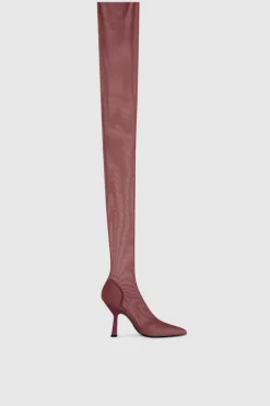 Stivali cuissardes in tulle