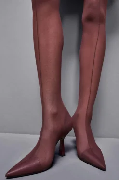 Stivali cuissardes in tulle