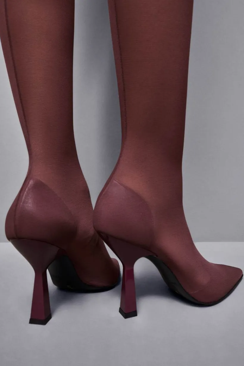 Stivali cuissardes in tulle