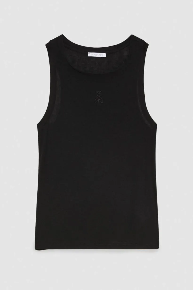 Tank top slim fit in jersey