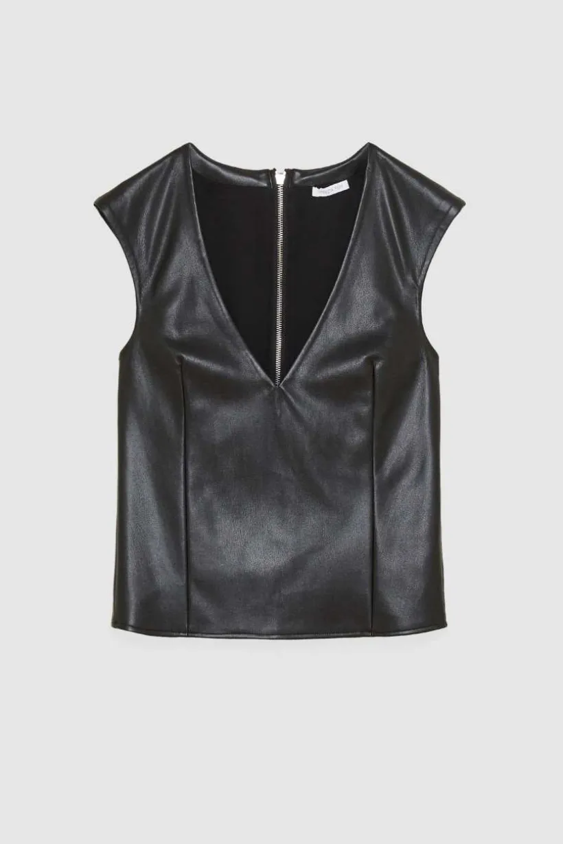 Top a "V" con zip
