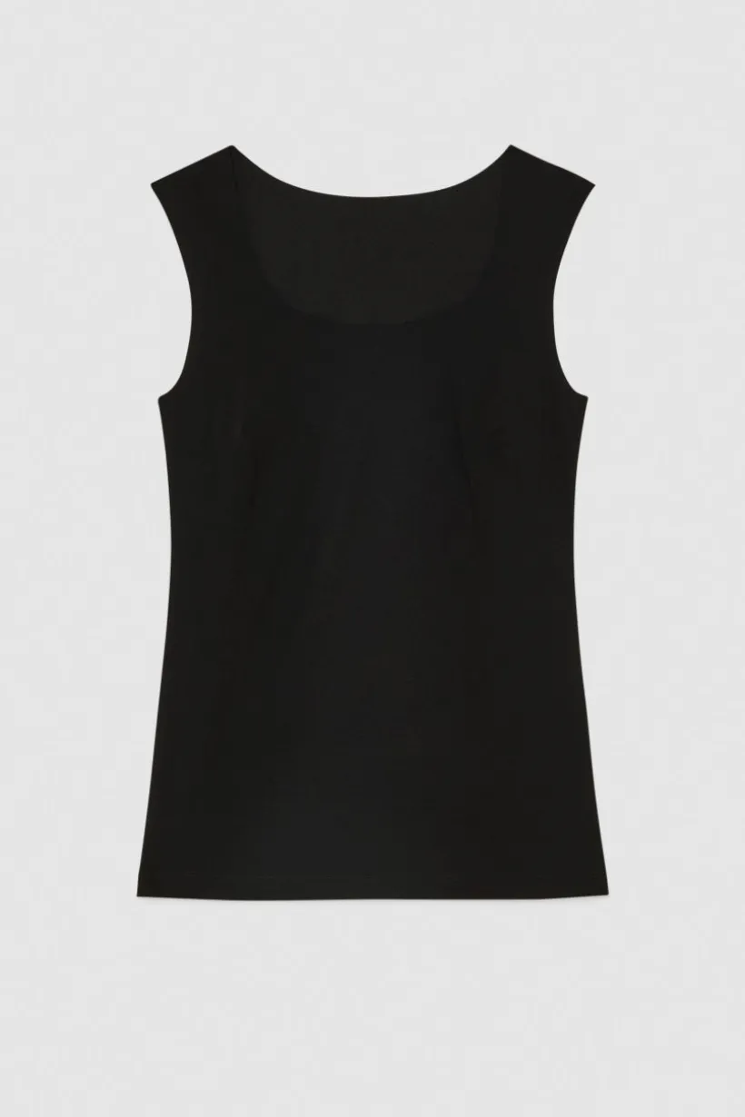Top canotta in jersey stretch