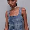 Top di jeans stretch