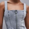 Top di jeans stretch