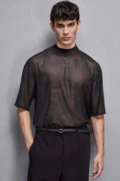 T-shirt all-over strass