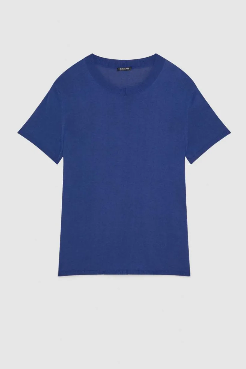 T-Shirt Boxy in maglia