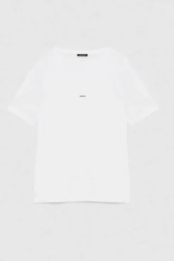 T-shirt in cotone pima con logo