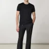 T-shirt slim fit in lyocell e cotone