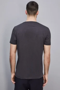 T-shirt slim fit in lyocell e cotone