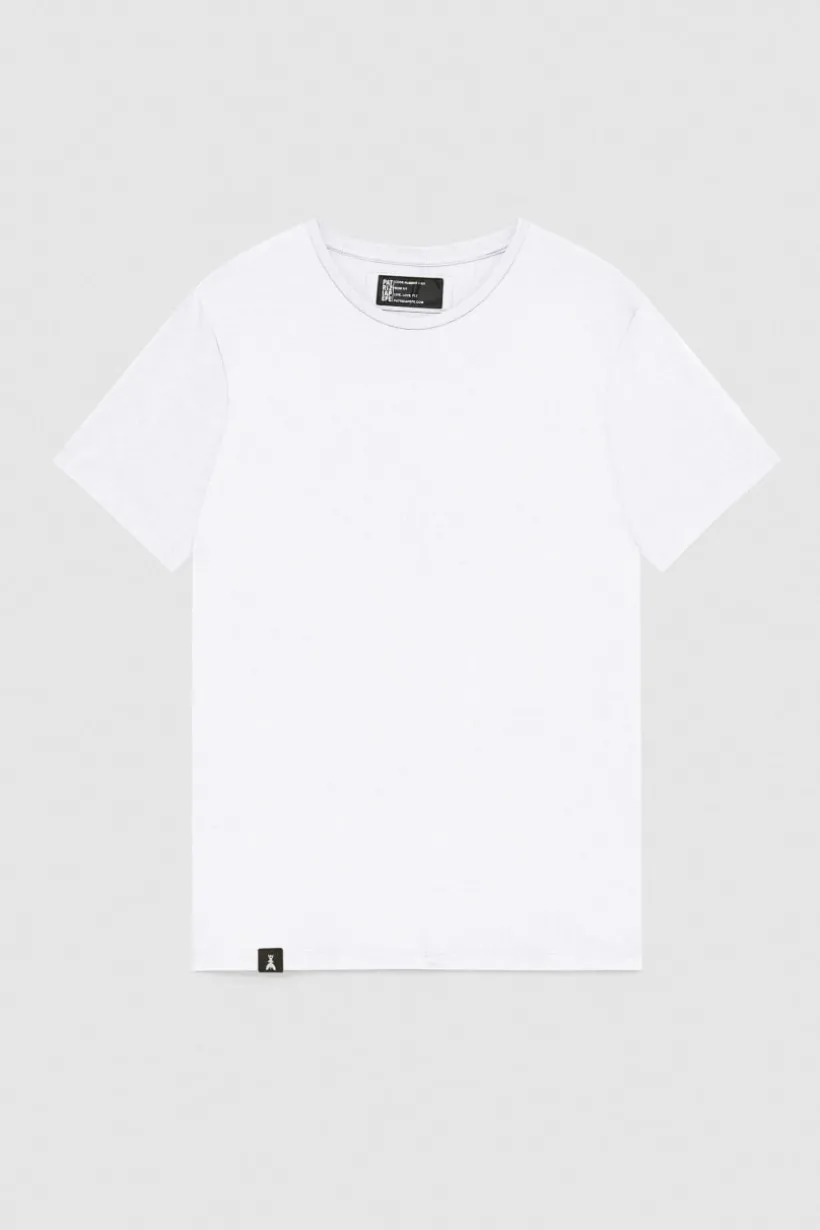 T-shirt slim fit in lyocell e cotone