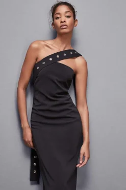 Tubino midi in crepe