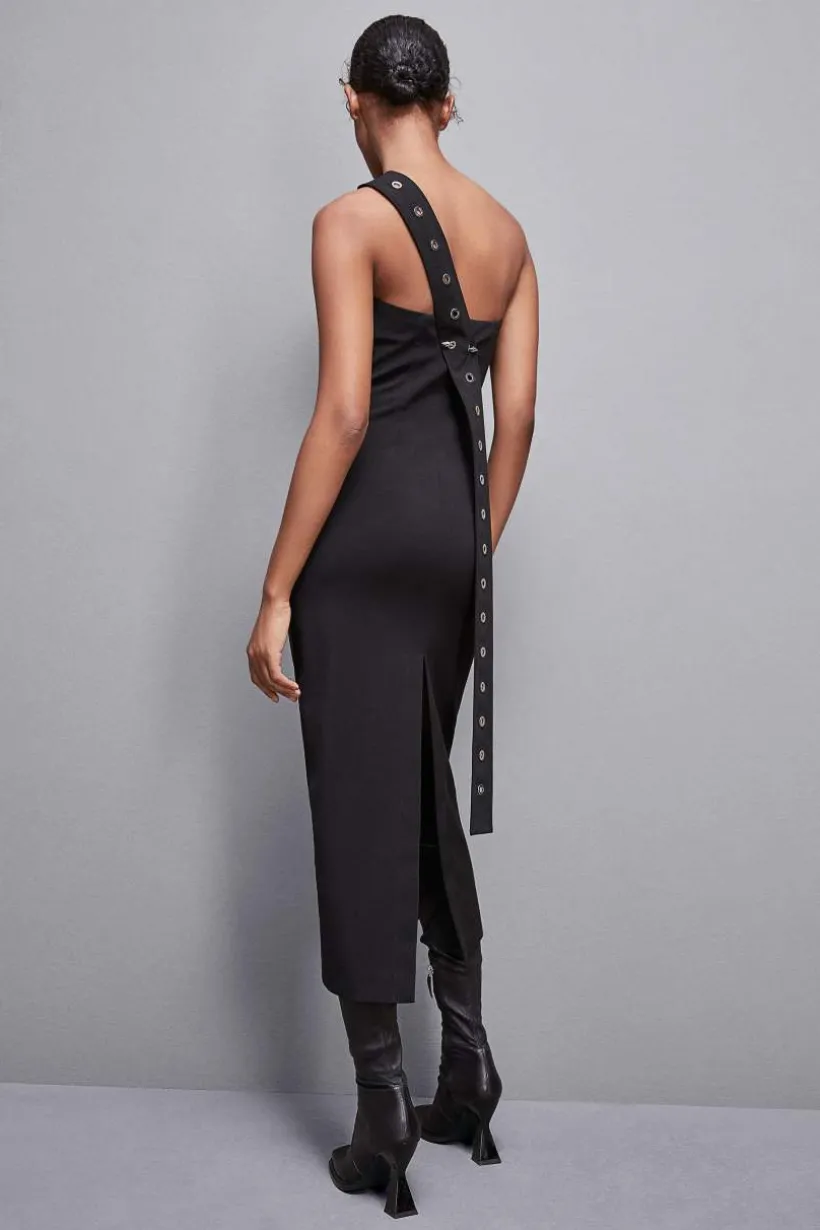 Tubino midi in crepe